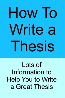 How To Write a Thesis android App screenshot 3